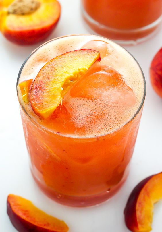 http://bakerbynature.com/fresh-peach-margaritas/