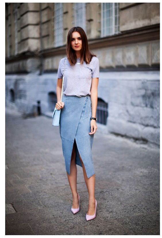 กระโปรง Midi Skirt