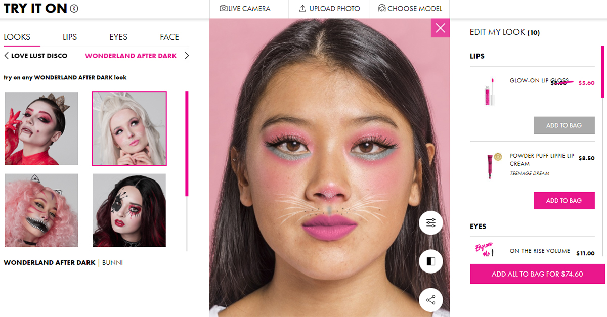 สวรรค์ของสาวนักช็อป! ชวนเล่น Virtual Makeup จำลองการแต่งหน้าเสมือนจริงจากแบรนด์ดังระดับโลก