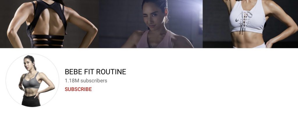 YouTube สอนออกกำลังกาย
