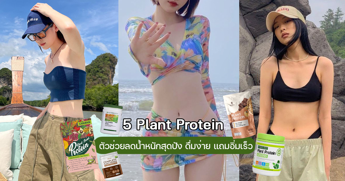 ผอมไม่ใช่เรื่องยาก! ต้อง 5 Plant Protein โปรตีนจากพืช ตัวช่วยลดน้ำหนักสุดปัง ดื่มง่าย แถมอิ่มเร็ว